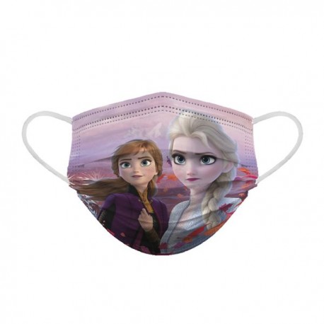 Cubrebocas Infantil Frozen