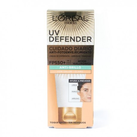 Protector UV Defend Loreal FPS 50 claro