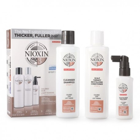 Nioxin Sistema 3 Kit de 3 pasos Anticaída