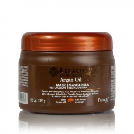 Mascarilla reconstructora Moroccan argan oil Keractive 360g