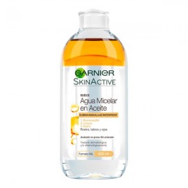 Agua Micelar Bifasica Aceite de Argán, Garnier 400ml