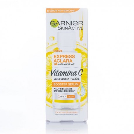 Suero Vitamina C Garnier Express Aclara