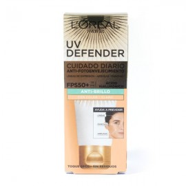 Protector UV Defend Loreal FPS 50 claro